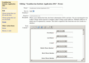 form creation 300x213 How Luther College is using Reason